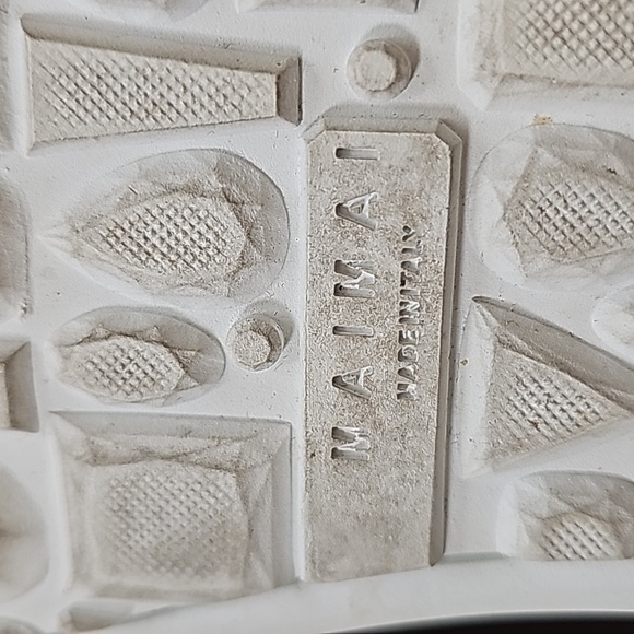 Maimai Edith Metallic Butterfly White Platform Leather Sneakers Sz 9 EUC - Picture 8 of 12